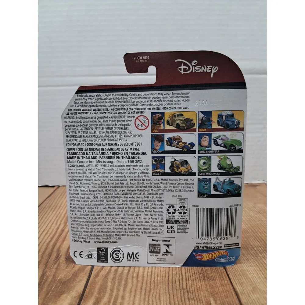 Hot Wheels Pixar Mike Wazowski diecast character car NEW 2022